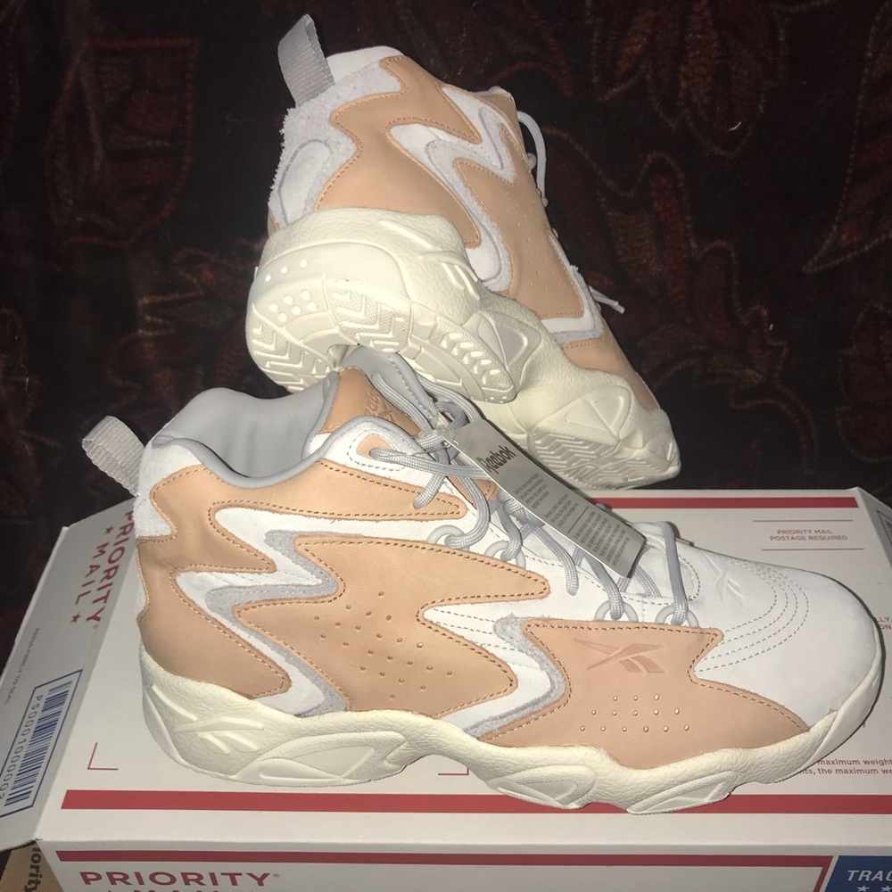 REEBOK MOBIUS OG MU MENS GREY LEATHER & SUEDE